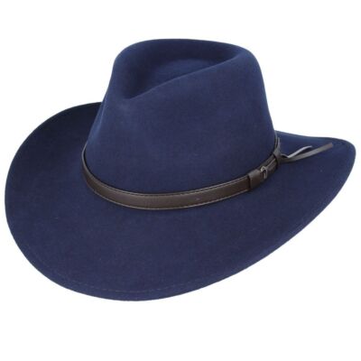 Cowboyhut knautschbar 100% Wollfilz Western Cowboyhut Handarbeit Premium Qualität
