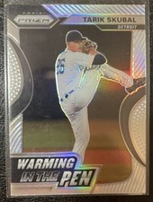 2020 PANINI PRIZM SILVER PRIZM TARIK SKUBAL RC WARMING IN THE PEN TIGERS
