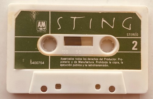 Sting - Two Rare Original Cassettes Tape Colombia 2 Pcs - Picture 9 of 10