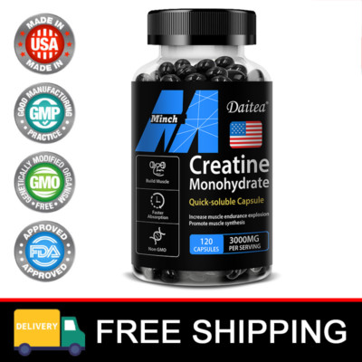 Creatine Capsules - Increases Muscle Endurance Explosion,Muscle Booster