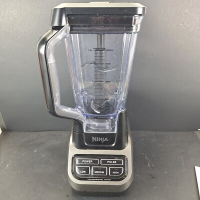 Ninja BL610 1000W Professional Blender Black With Motor, Pitcher, Blade