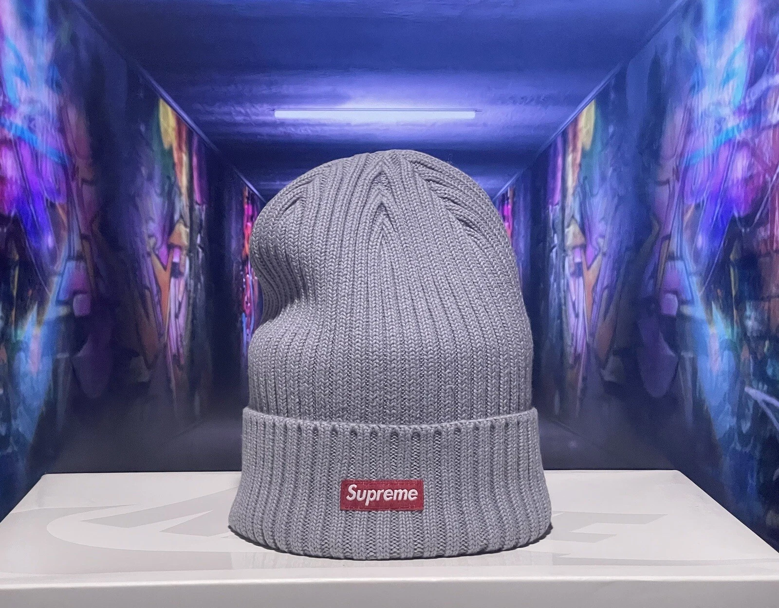 Supreme Gray Overdyed Beanie (SS23)