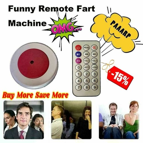2021 NEW Funny Prank Remote Control Fart Machine Practical Gifts Ezast Q1N0 - Picture 2 of 9