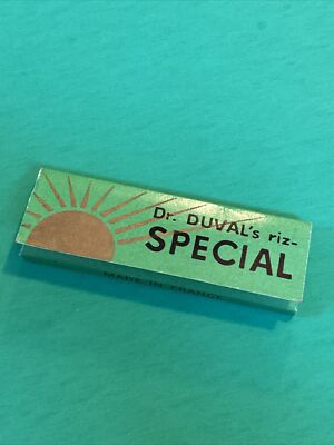 Vintage Rolling Papers, Dr. Duval s riz Santé Special France Papers STT