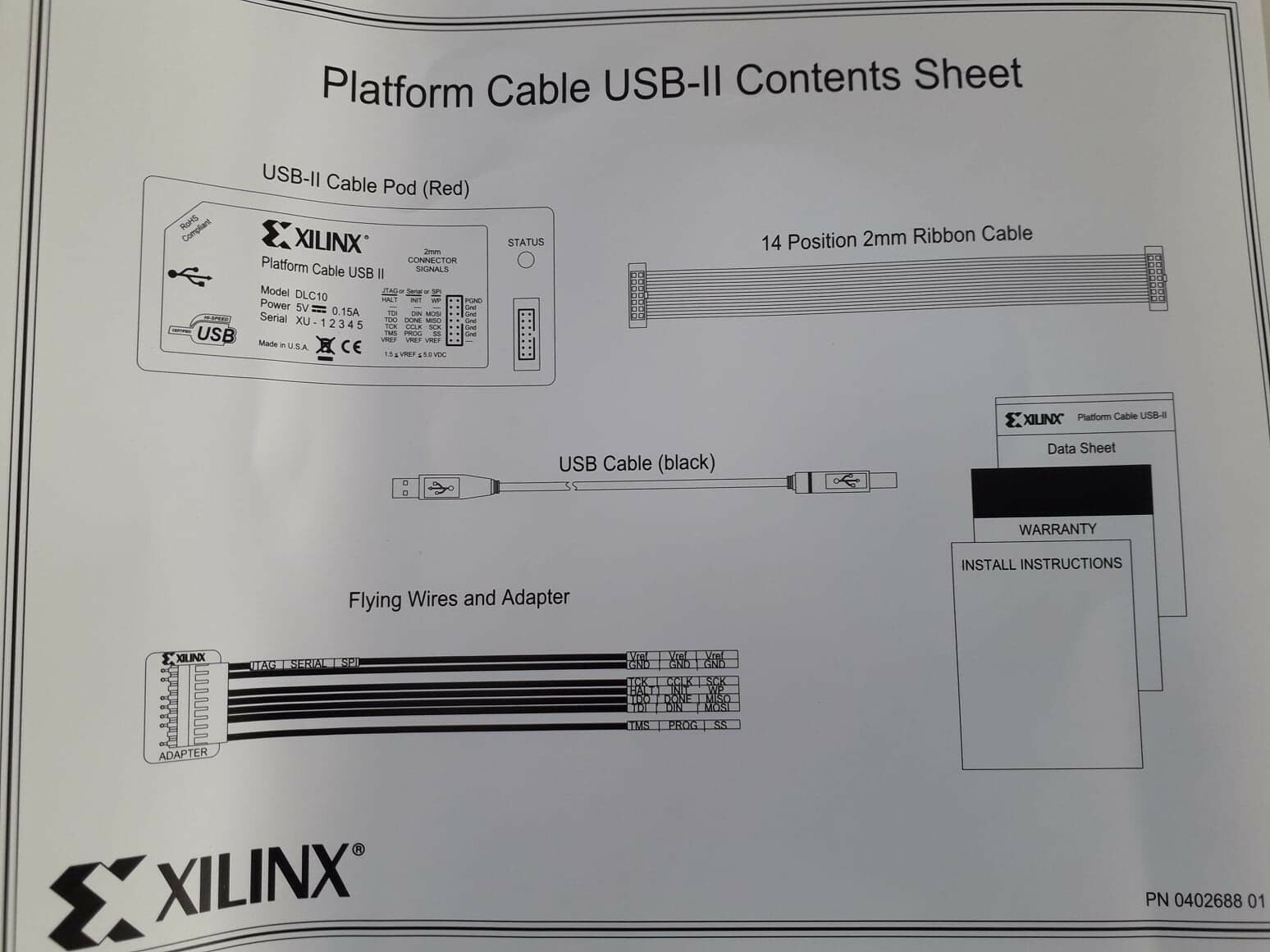 XILINX Platform Cable USB II circuit de programmation pour developpement CPLD - 4