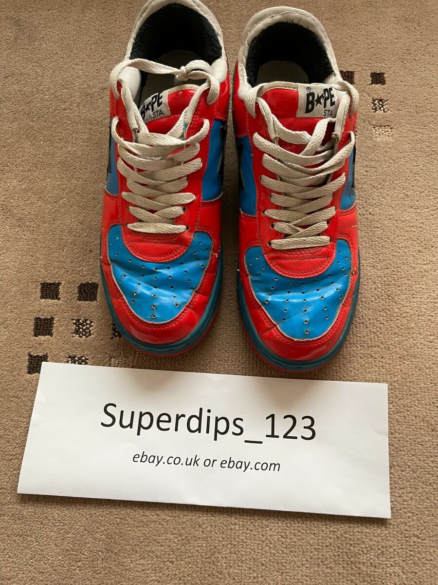 A Bathing Ape Marvel Trainers Spider-Man Rare Bape Sneakers A Bathing Ape Marvel Trainers Spider-Man Rare Bape Sneakers