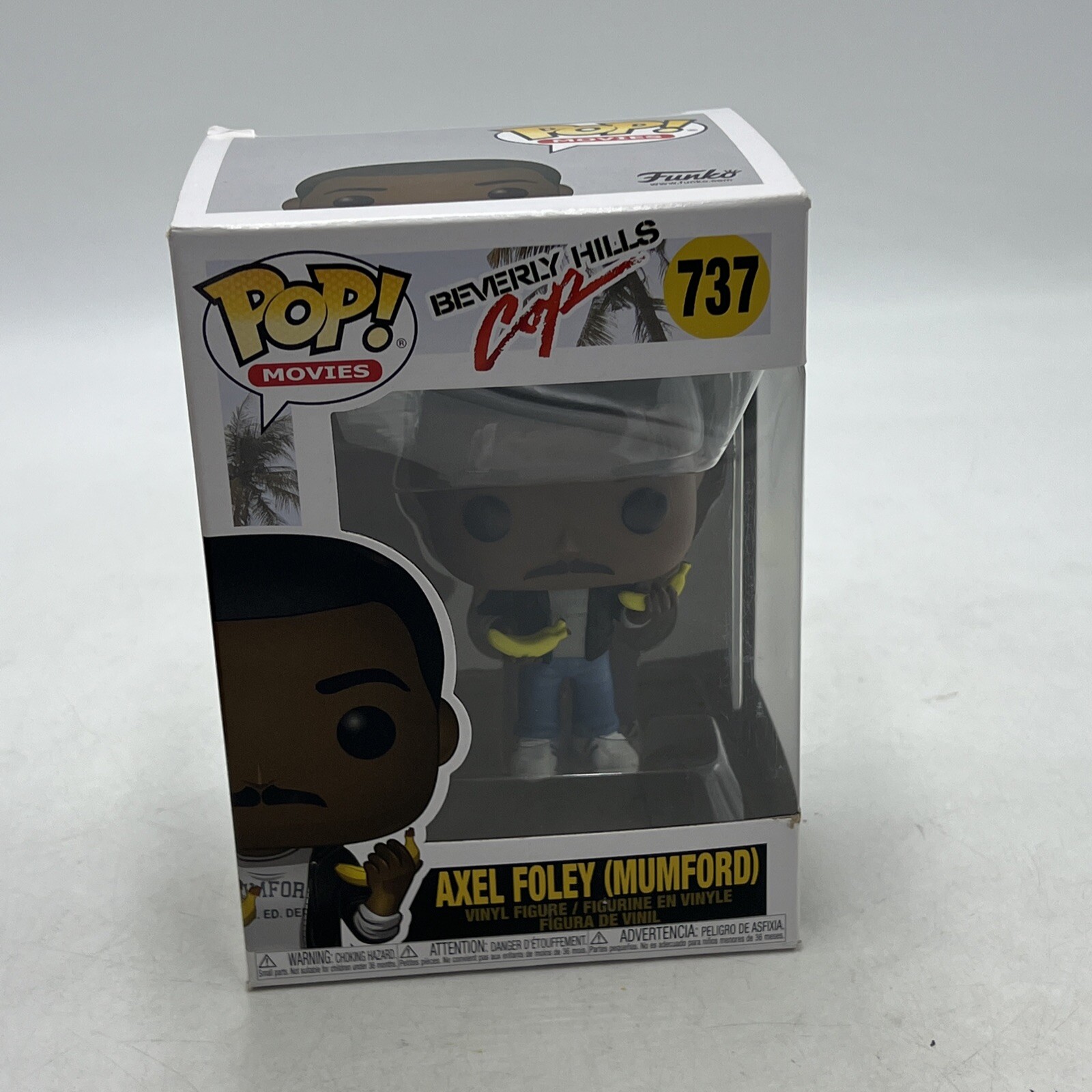 Funko Pop! Movies - Beverly Hills Cop Figure - Axel Foley (Mumford) #737