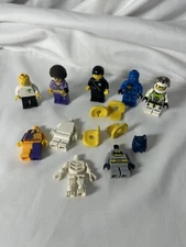 Vtg Lego Minifigure Lot Parts Town Disco Cop Ninjago Daredevil Batman Skeleton