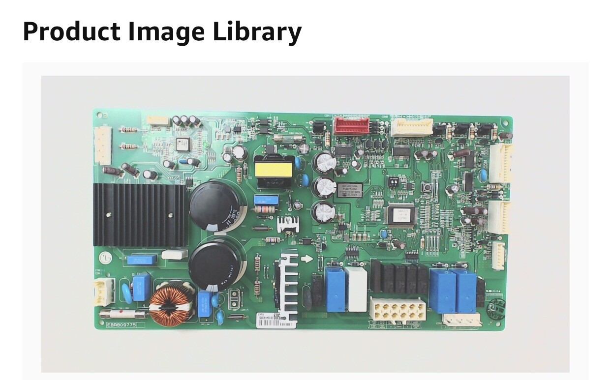 LG MAIN CONTROL BOARD #EBR80977509 /CSP30020986 FOR REFRIGERATORS, see pics. 