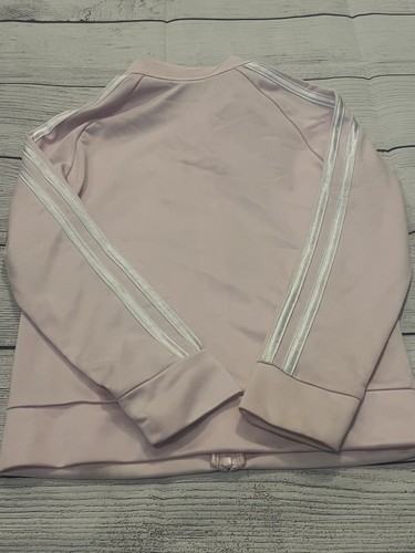 Adidas Girls Track Jacket Pink Size 6 - Picture 5 of 5
