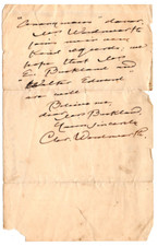 Christopher Wordsworth (1774-1846) Signed Letter / Autographed English Divine