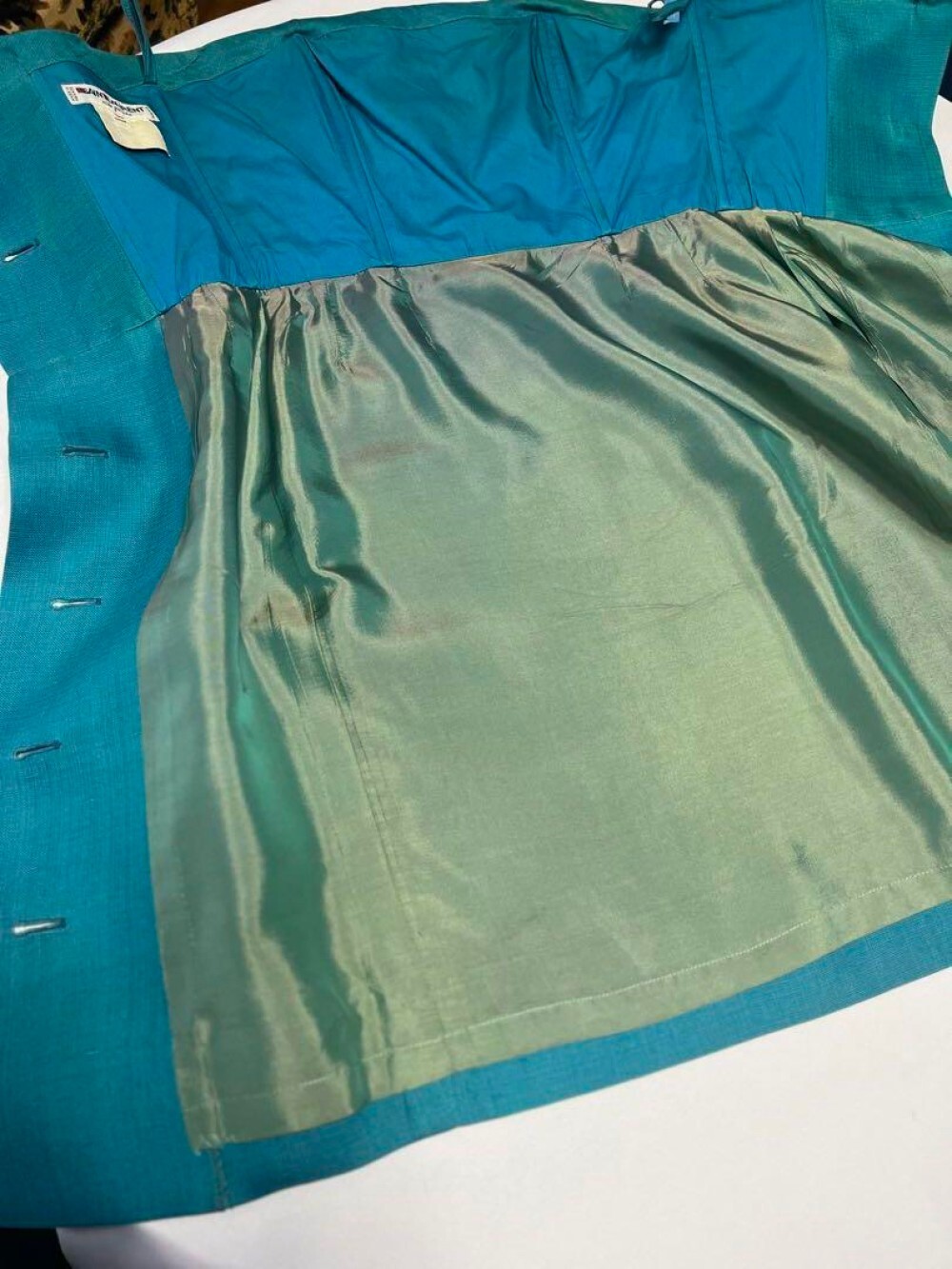 Mini abito bustier Yves Saint Laurent Rive Gauche