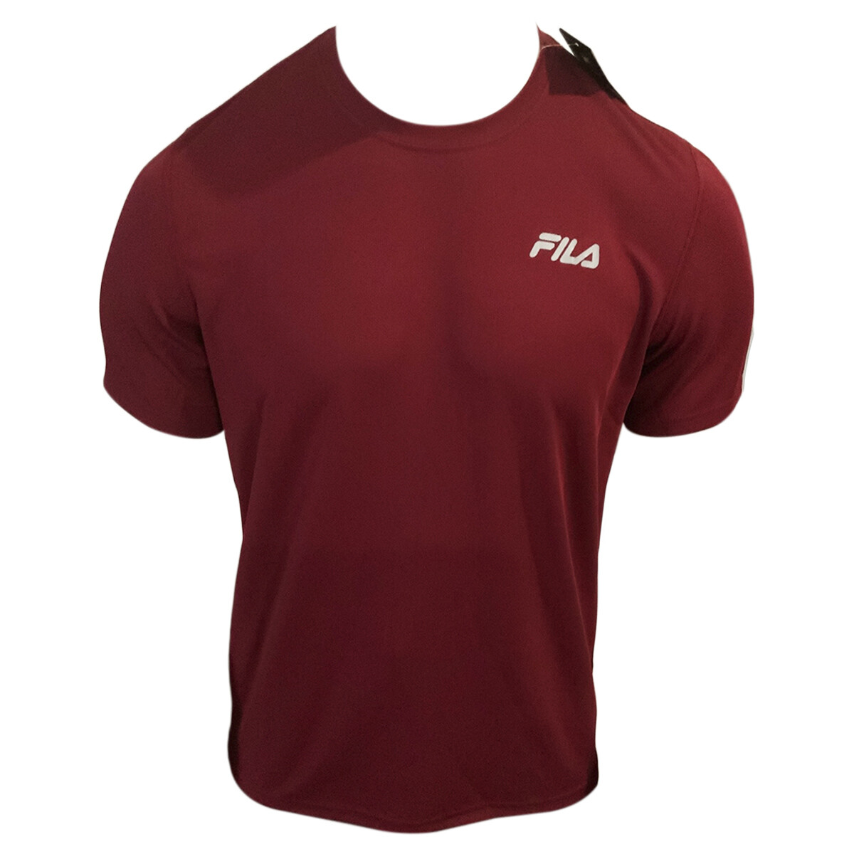 MSRP $32 99 NUOVA CON ETICHETTE FILA T SHIRT ROSSA GIROCOLLO MANICA CORTA ALLENAMENTO TAGLIA L