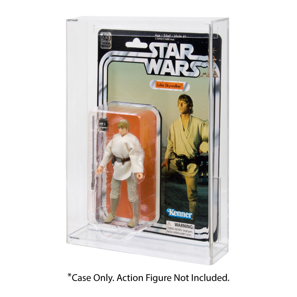 Star Wars 40th Anniversary Black Series 6" Carded Figure Acrylic DISPLAY CASE
