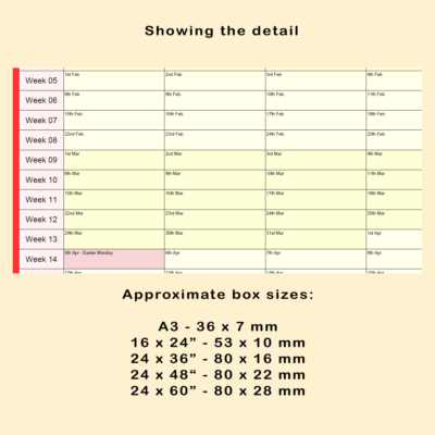 Week Calendar 2025 With Week Numbers