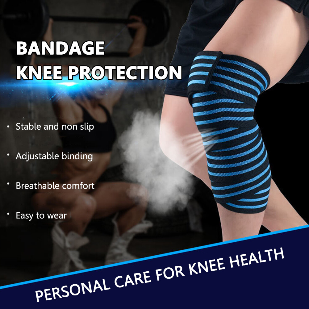 1pc Knee Brace Flexible Elastic Fitness Gym Knee Straps for Squatting