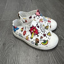 Native Shoes Kids Size C5 Doodle Clogs Jefferson Print All Over Waterproof