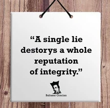 Baltasar Gracian For Sale TILE Plaque Home Decor Famous Quote Special Gift Idea