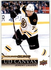 2018-19 Upper Deck UD Canvas Young Guns Jeremy Lauzon Rookie #C232 Boston Bruins