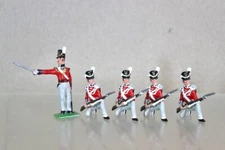 TRADITION of LONDON NAPOLEONIC BRITISH COLDSTREAM GUARDS KNEELING READY oe