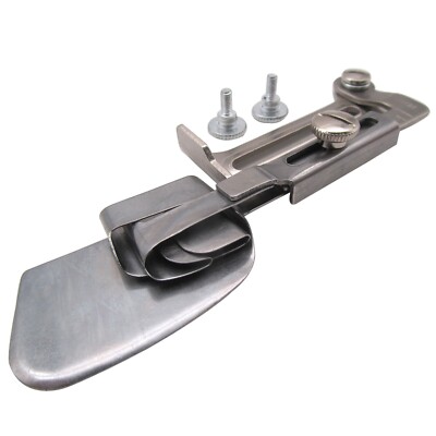 EINSTELLBARE ENDGRÖSSE DOUBLE FOLD HEMMING FOLDER ATTACHMENT FÜR SEEWERMASCHINEN