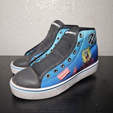 HEELYS Hustle Spongebob Rolling Shoes HES10362 No Laces Size 5 Youth Nickelodeon