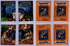 2018 Garbage Pail Kids Horrorible Loaded 4 Sketch Cards Lily Mercado Bert Food