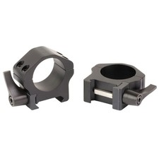 WARNE Maxima Horizontal QD 1 inch Low Matte Scope Rings 500LM
