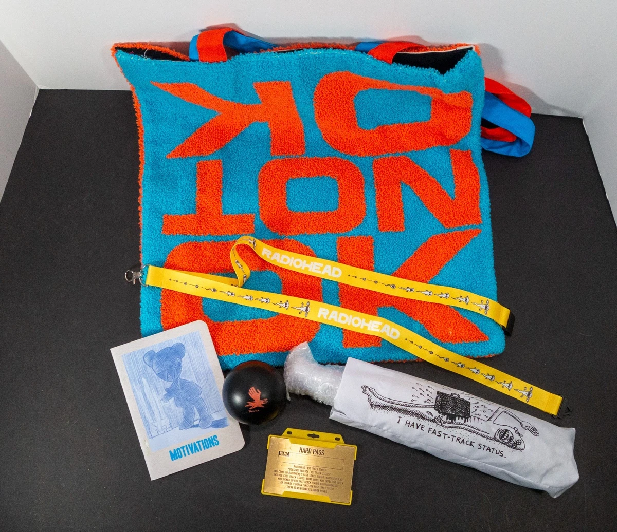 Radiohead VIP Fast Track Exclusive Merch Tote Bag
