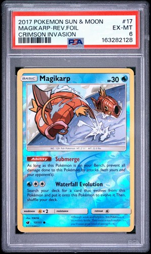 Magikarp graded PSA 6 for sale on eBay