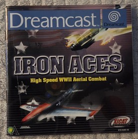 Sega Dreamcast Iron Aces 2001 PAL Game Disc, Manual Case