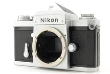 [MINT] Nikon F Eyelevel Finder 35mm SLR Film Camera Silver Body From Japan