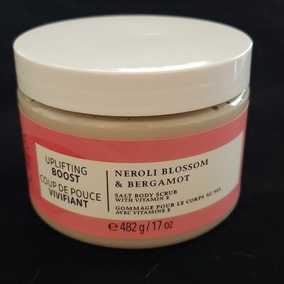 Bath & Body Works UPLIFTING BOOST Neroli Blossom & Bergamot Salt Body Scrub