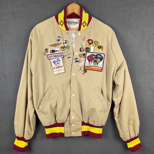 Albuquerque Int'l Hot Air Balloon Fiesta Sponsor Jacket 1985 Freixenet Pins VTG