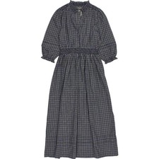 Wyse Alina Dress Midnight Green Check
