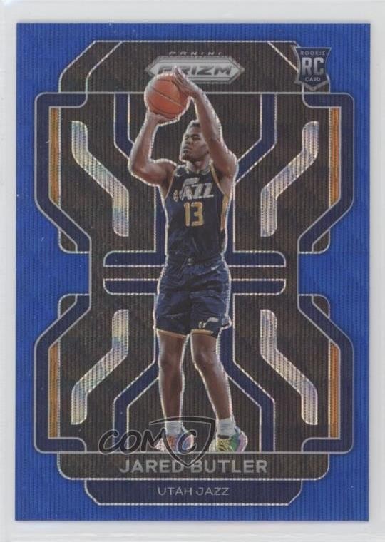 2021-22 Panini Prizm Blue Wave Prizm Jared Butler #290 Rookie RC 16er