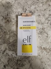 e.l.f. Skin Suntouchable Whoa Glow SPF 30 Face Sunscreen Primer sunbeam exp 4/26