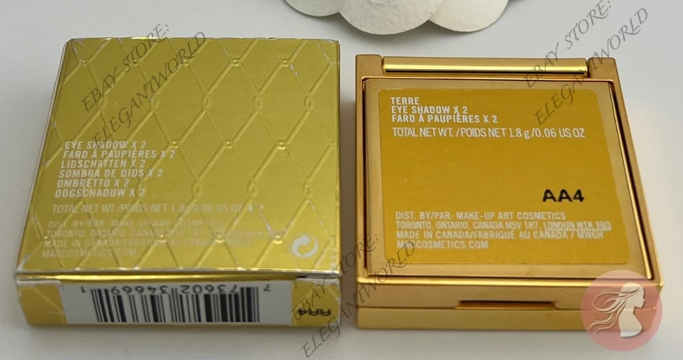 MAC Eye shadow X 2 - TERRE Limited Edition NIB 100% AUTHENTIC RARE!! - Image 4 of 4