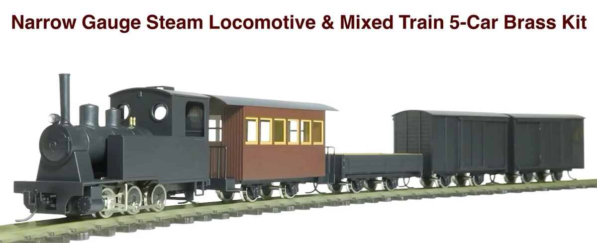 Narrow Gauge Brass Steam Locomotive Model Railroad Locomotives for