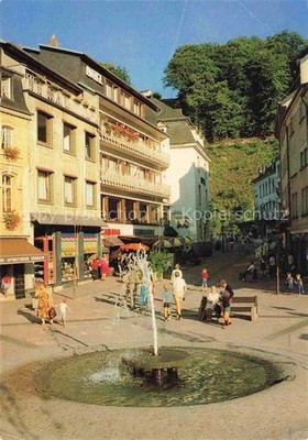 Clervaux-en-Ardennes Diekirch Luxembourg Zone-piétonne Fountain Pedestrian Zone G