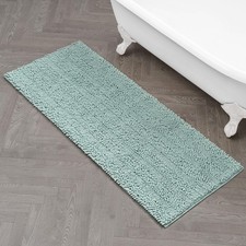 Laura Ashley   Astor Chenille Bath Mat  100 Polyester  Premium Bathroom D ...