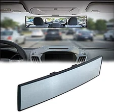 Clear Wide Angle Interior Convex Curved Panoramic Rearview Mirror fit Chrysler