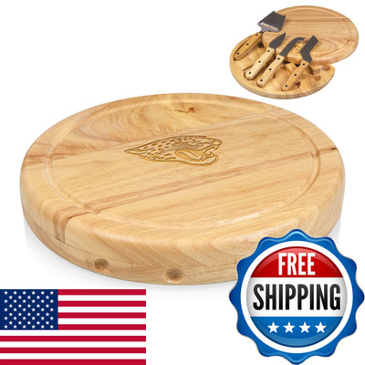 Picnic Time Jacksonville Jaguars Circo Cheese Board Tool Set 854-00-505-153-2