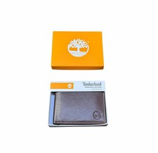 Timberland Extra Capacity Genuine Leather Passcase Wallet.. New