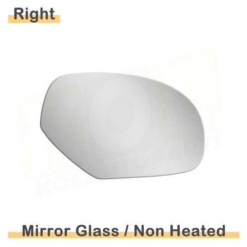 Mirror Glass For 2007-14 Chevy Silverado 3500HD Right Side Adhesive Convex 5211