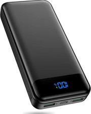 Cargador Portátil Banco de Alimentación 40000mAh Powerbank PD 30W y QC 4.0 Carga Rápida