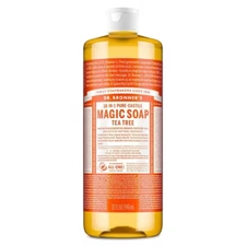 Dr. Bronner's Magic Pure Castile Liquid Soap Bodywash - Tea Tree - 32 fl oz