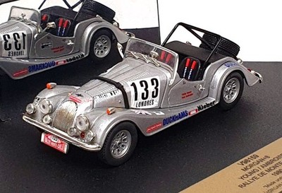 Vitesse 1/43 Scale V98159 - Morgan +8 #133 Monte Carlo Rally 1980 - Silver