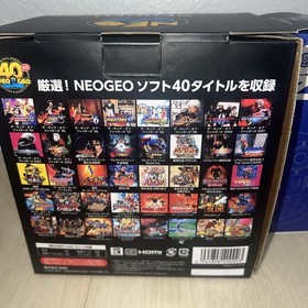 SNK NEO GEO Mini console Classic Arcade  40 Games included + New Mini Pad