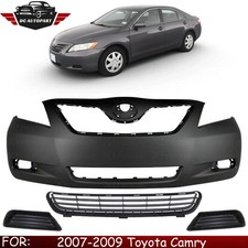 Front Bumper Cover Paintable Fog Lights Cover Kit For 2007-2009 Toyota Camry Front Bumper Cover Paintable Fog Lights Cover Kit For 2007-2009 Toyota Camry